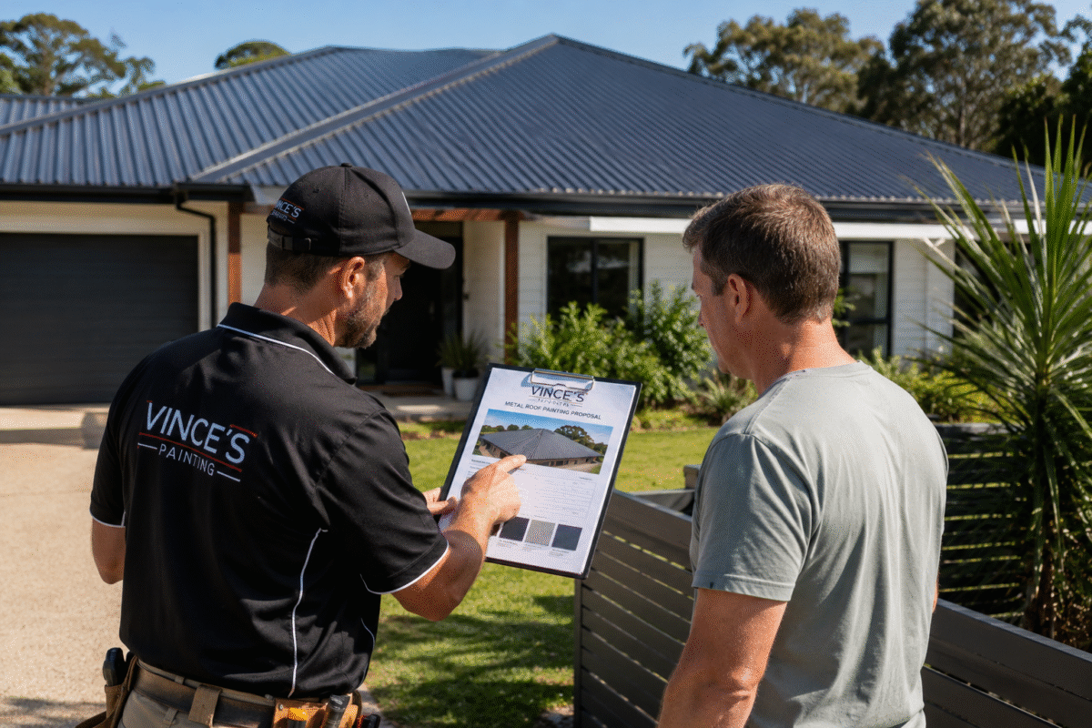 Metal Roof Painting Consultation